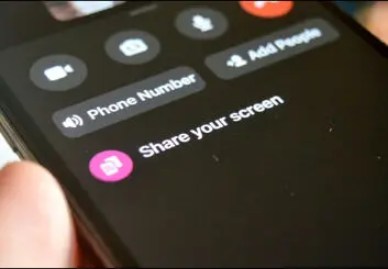 آموزش به اشتراک گذاری صفحه گوشی در پیام‌رسان فیس بوک برای اندروید و iOS
