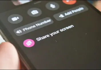 آموزش به اشتراک گذاری صفحه گوشی در پیام‌رسان فیس بوک برای اندروید و iOS