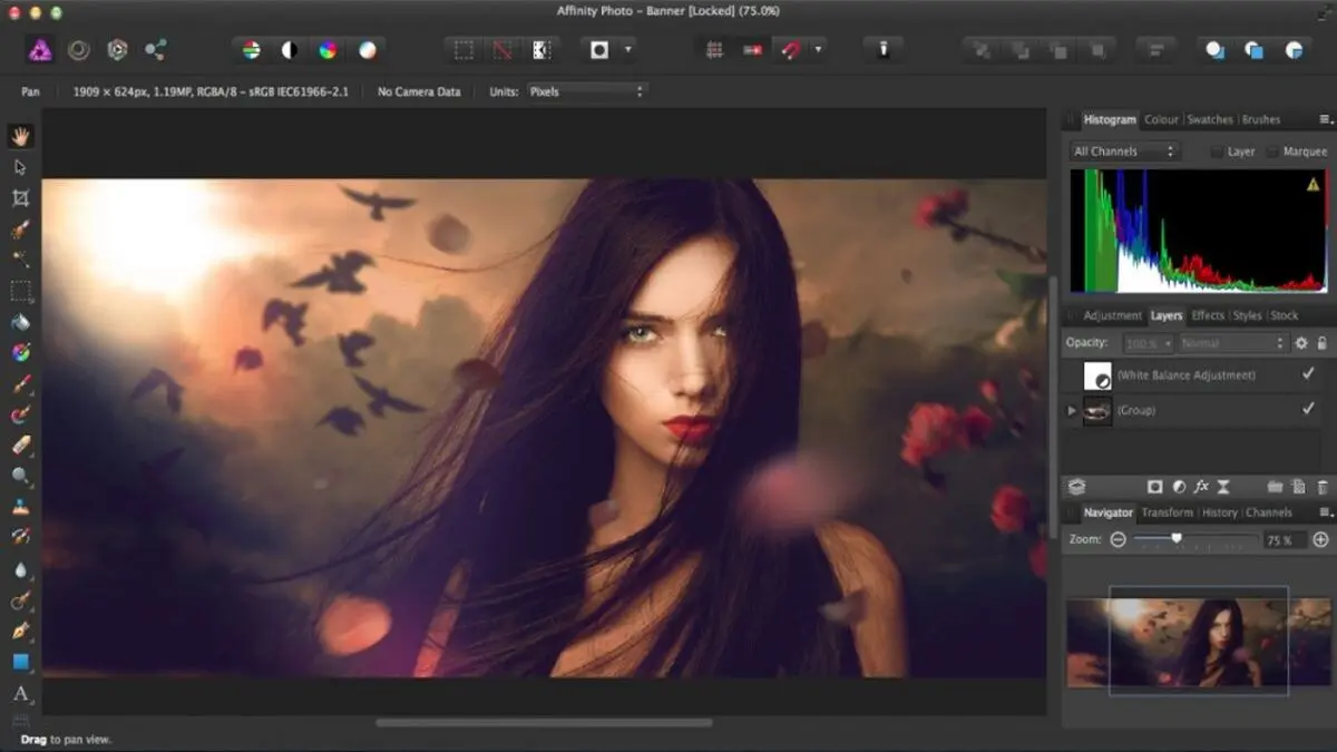 نقد و بررسی نرم‌افزار Serif Affinity Photo