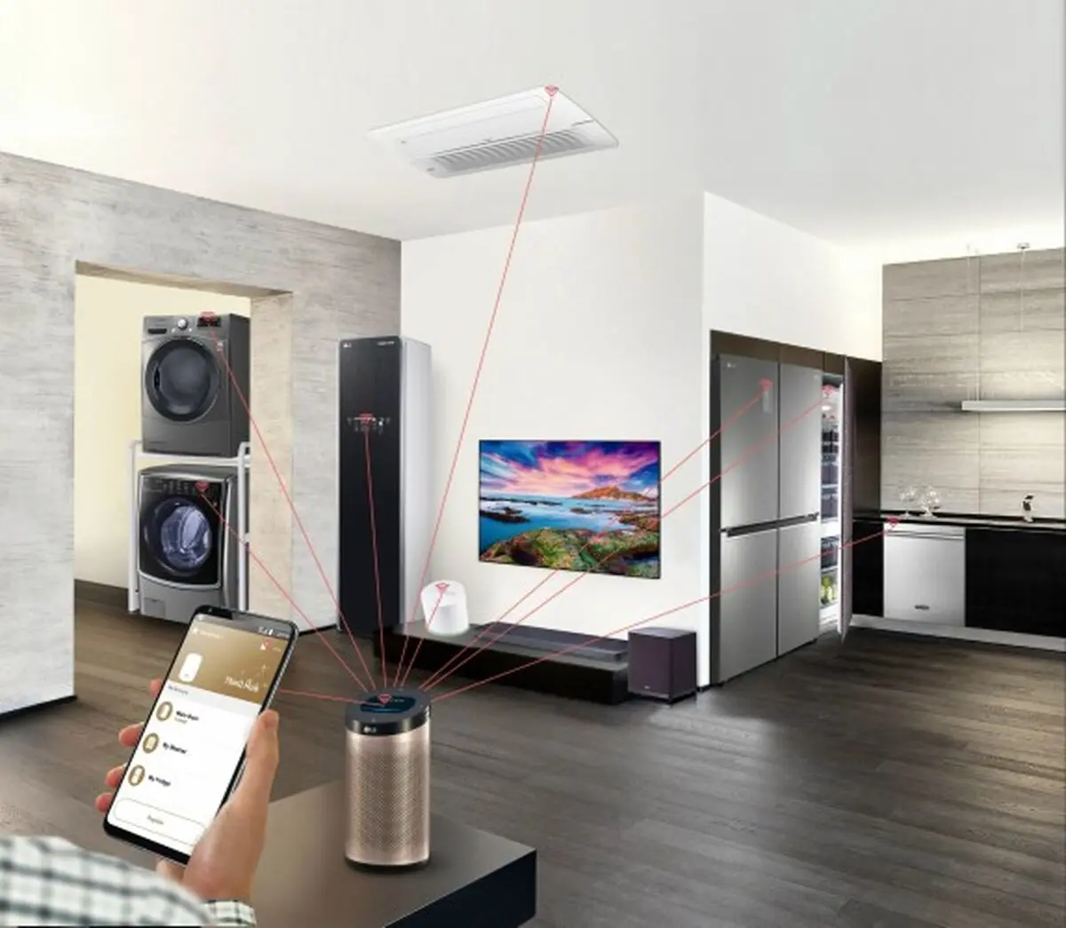ال‌جی در نمایشگاه IFA از خانه هوشمند ThinQ Home رونمایی کرد