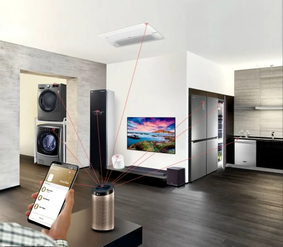 ال‌جی در نمایشگاه IFA از خانه هوشمند ThinQ Home رونمایی کرد