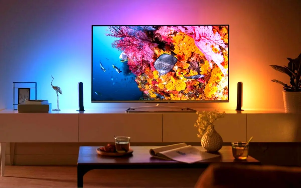 رشته نوری Philips Hue ویژه تلویزیون‌های هوشمند رونمایی شد