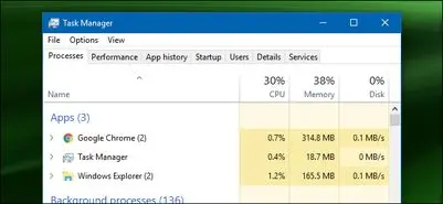 ۷ راه میانبر برای باز کردن تسک منیجر در ویندوز 10
