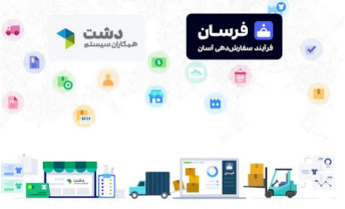 سفارش دهی آسان و سریع به تامین کنندگان کالاها برای فروشگاه‌داران