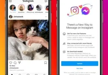 فیس بوک Messenger را به دایرکت اینستاگرام می‌آورد