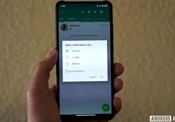 سرانجام قابلیت میوت کردن چت‌ها و گروه‌ها برای همیشه، به واتساپ اضافه شد