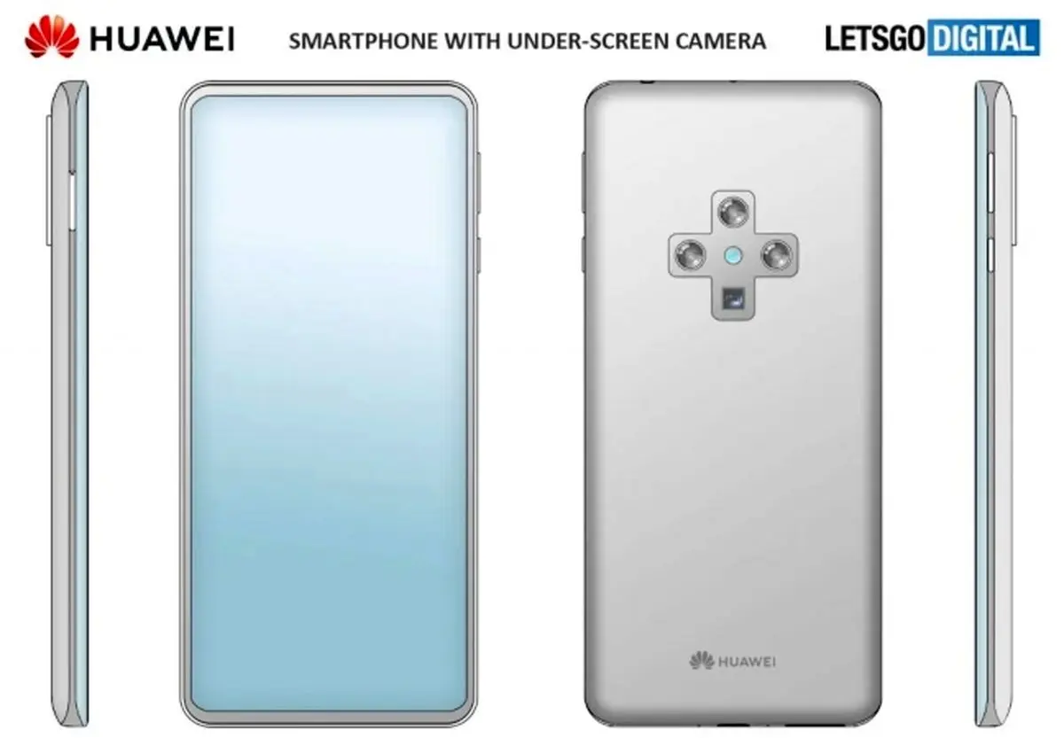 پتنت جدید هوآوی؛ گوشی هوشمندی با دوربین سلفی زیر نمایشگر