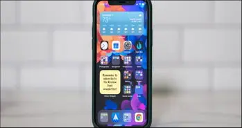 نحوه افزودن Sticky Note به صفحه نمایش گوشی‌های آیفون