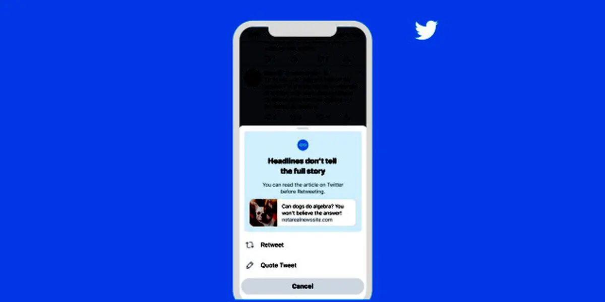 توییتر آزمایش قابلیت «مطالعه قبل از به‌اشتراک گذاری» را به iOS می‌آورد