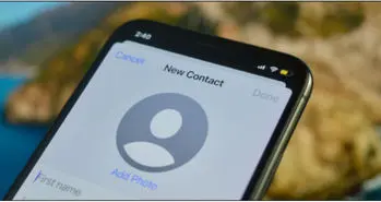 آموزش مرحله به مرحله افزودن مخاطب جدید در آیفون