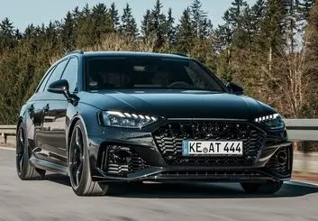 آئودی RS4 تقویت شده؛ خودرویی جذاب و آتشین