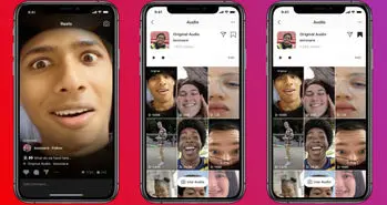 ویژگی های صوتی اینستاگرام ریلز شبیه به تیک تاک می شوند