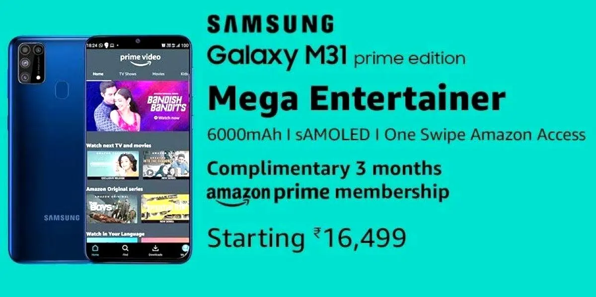 قیمت گوشی گلکسی M31 Prime مشخص شد