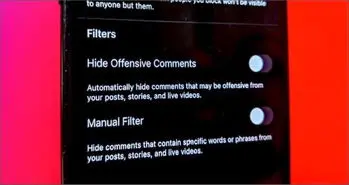 آموزش حذف کامنت‌های نامناسب و مجرمانه در اینستاگرام