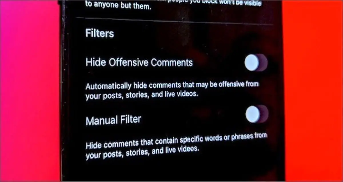 آموزش حذف کامنت‌های نامناسب و مجرمانه در اینستاگرام