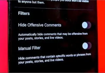 آموزش حذف کامنت‌های نامناسب و مجرمانه در اینستاگرام