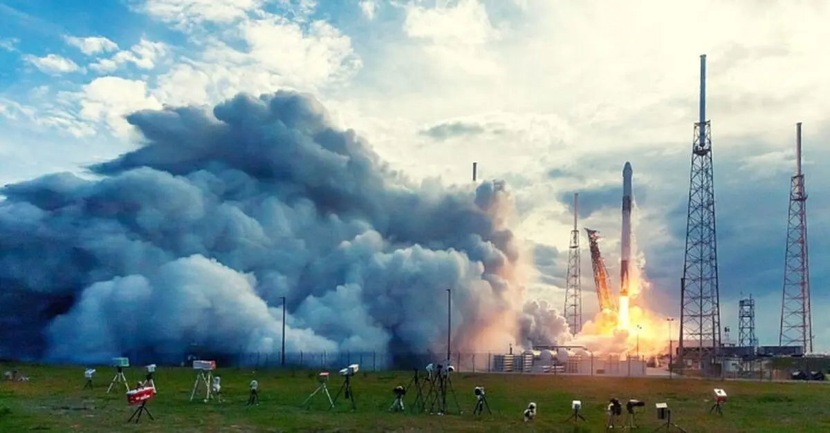 پرتاب ۶۰ ماهواره کوچک مدار SpaceX در پانزدهمین ماموریت استارلینک