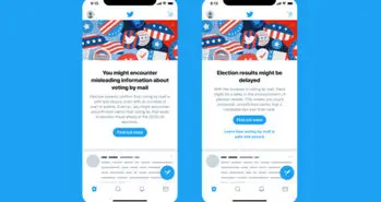 راهکار جدید توییتر برای مقابله با انتشار اطلاعات نادرست پیرامون انتخابات 2020