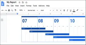 قراردادن و استفاده از  قابلیت‌های Google Drawings در فایل‌های Google Docs