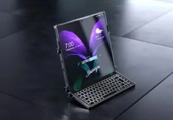 samsung display سومین حالت ممکن گوشی های تاشو سامسونگ را طراحی کرد