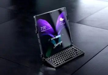 samsung display سومین حالت ممکن گوشی های تاشو سامسونگ را طراحی کرد
