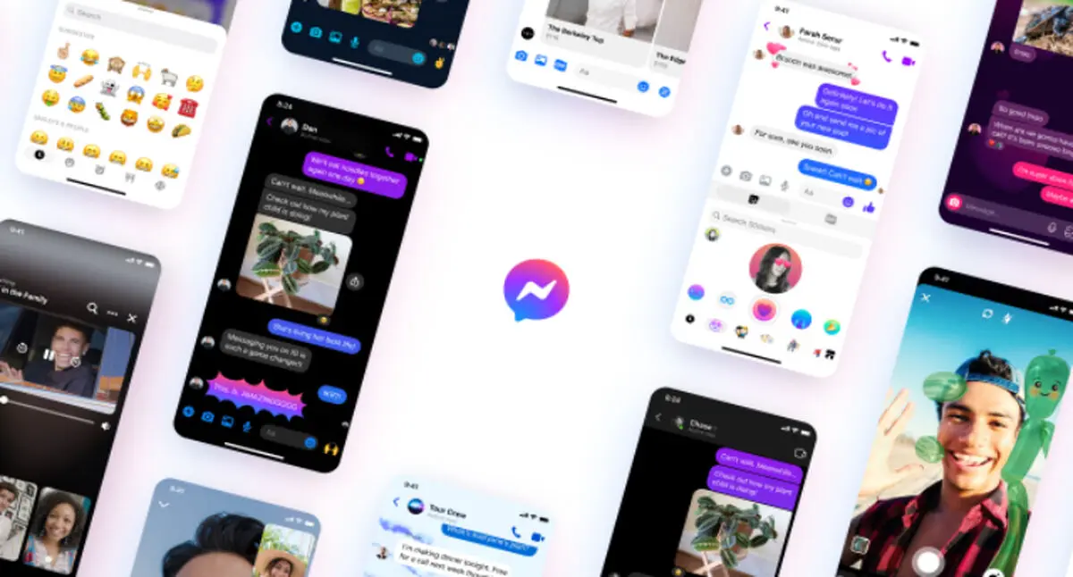 طراحی و لوگوی جدید پیام رسان Messenger فیسبوک
