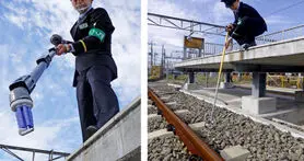 جاروبرقی جدید پاناسونیک ایربادها را از بین ریل های قطار بر می دارد