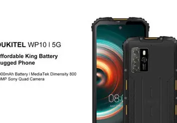 گوشی هوشمند WP10 5G با باتری 8000 میلی آمپر بر ساعتی رونمایی شد