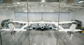 اولین پرواز فضاپیمای Virgin Galactic از مقر Spaceport America HQ