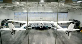 اولین پرواز فضاپیمای Virgin Galactic از مقر Spaceport America HQ