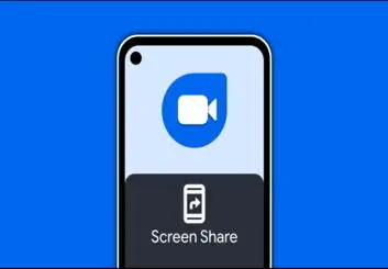 روش به اشتراک‌گذاری صفحه در اپلیکیشن اندرویدی Google Duo