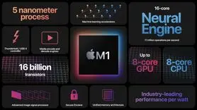 تراشه اپل M1 بیش از 1.1 میلیون امتیاز در AnTuTu کسب کرده است