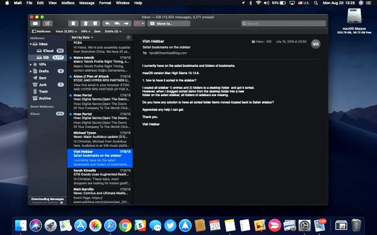 فعال کردن قابلیت Dark Mode در سیستم‌عامل مک