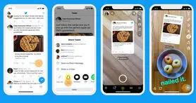 ارسال مستقیم توییت ها به اسنپ چت و اینستاگرام