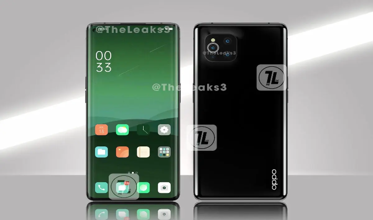 رندرهای OPPO Find X3 Pro ؛ نمایشگر خمیده و طراحی جدید دوربین