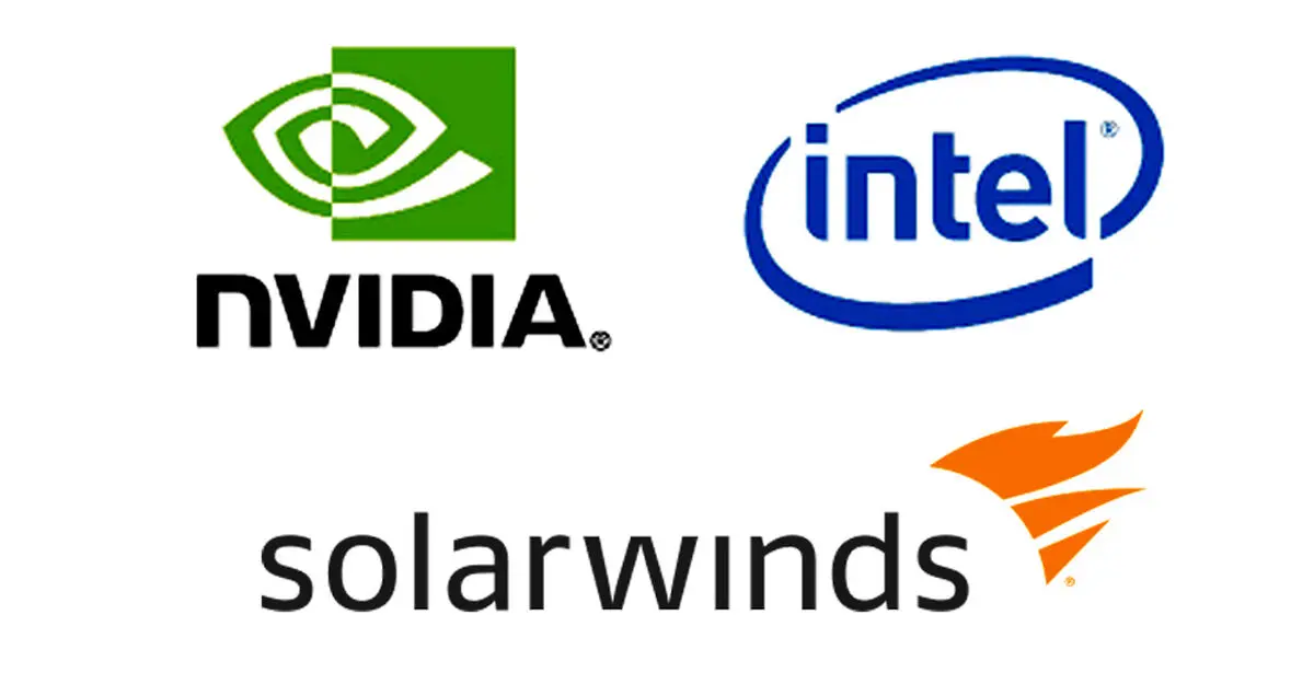 انویدیا و اینتل به لیست کاربران نرم افزار SolarWinds مخاطره آمیز اضافه شدند