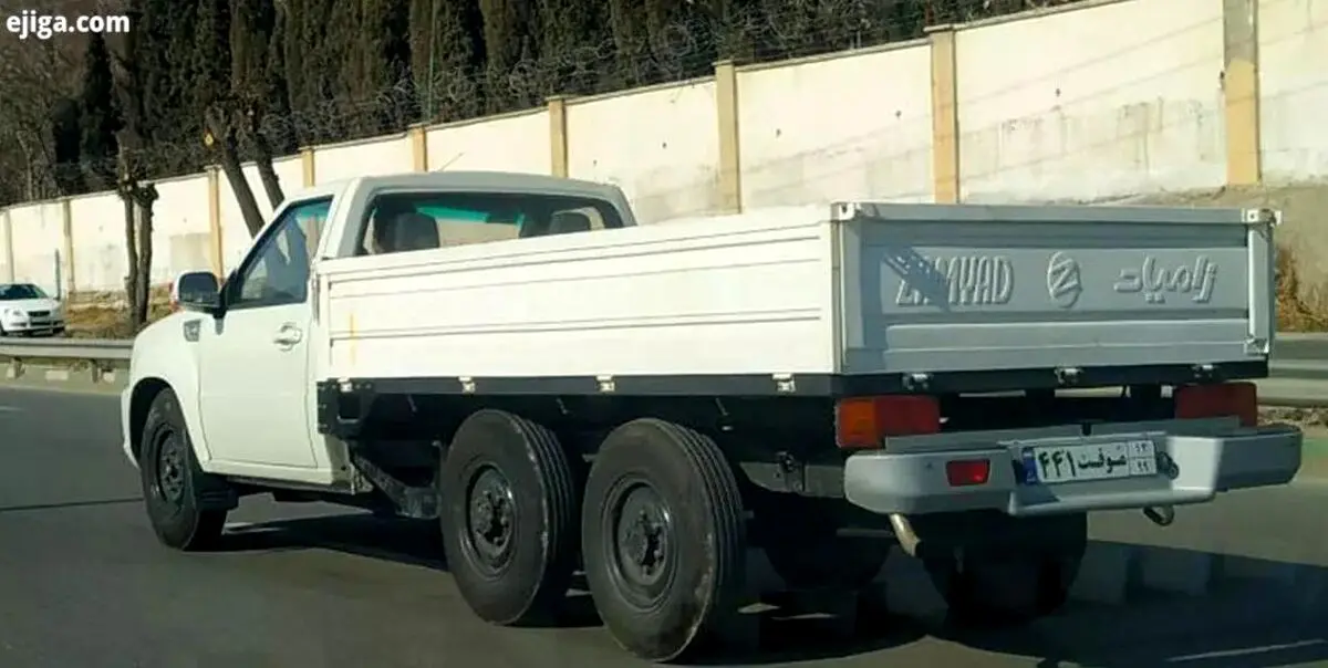 وانت شش چرخ سایپا در حال تست فنی در خیابان رویت شد