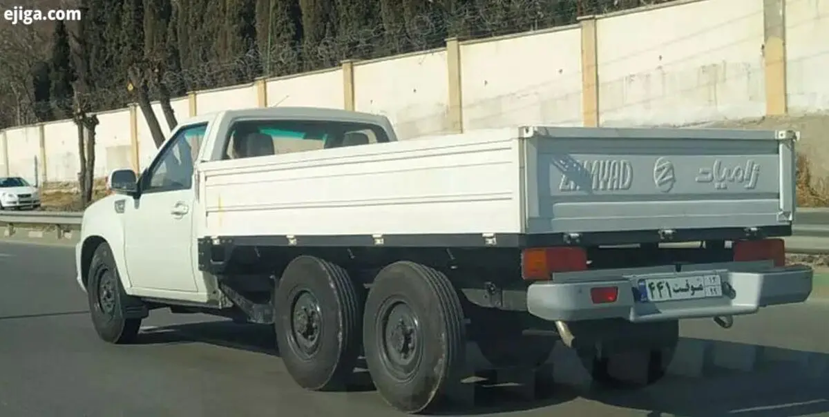 وانت شش چرخ سایپا در حال تست فنی در خیابان رویت شد