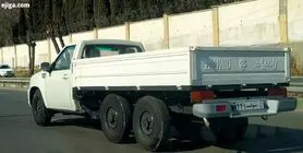 وانت شش چرخ سایپا در حال تست فنی در خیابان رویت شد