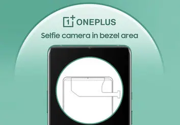 پتنت جدید وان پلاس؛ گوشی هوشمند با دوربین سلفی در حاشیه بالایی