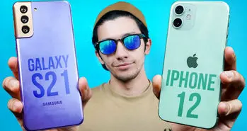 گلکسی S21 سامسونگ و آیفون 12 اپل : مقایسه مشخصات ظاهری و فنی