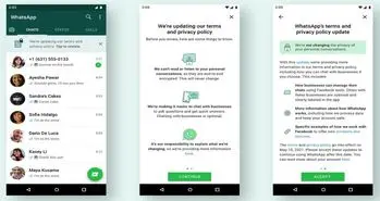 قوانین جدید واتس اپ بصورت یک بنر به نمایش در خواهند آمد