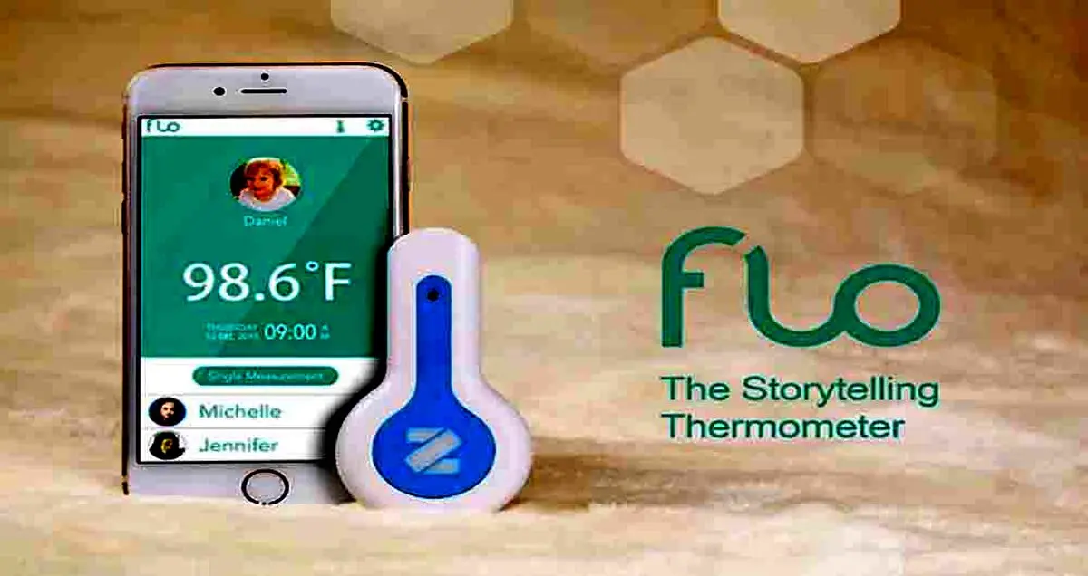 تب سنج Flo بدون تماس با بدن تب شما را تشخیص می دهد