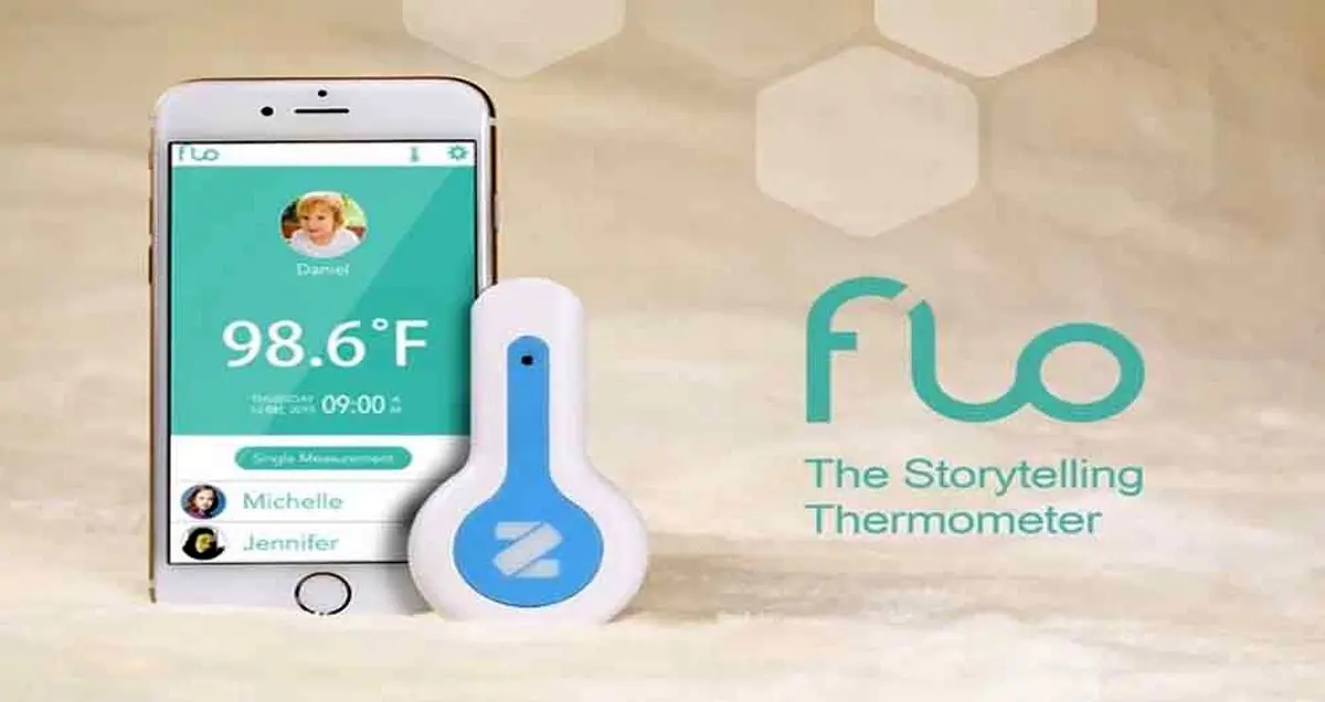 تب سنج Flo بدون تماس با بدن تب شما را تشخیص می دهد