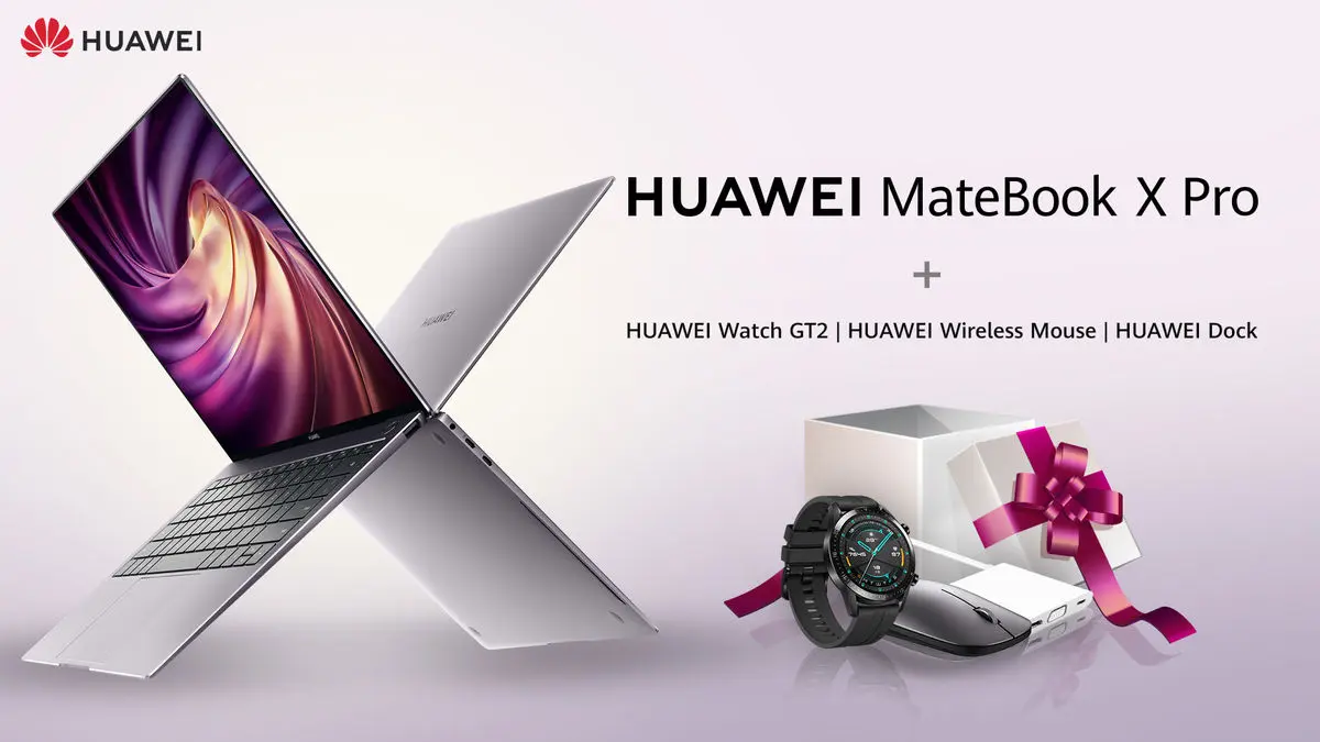 فروش فوق‌العاده لپ تاپ هواوی میت بوک ایکس ‌پرو با سه هدیه ارزشمند