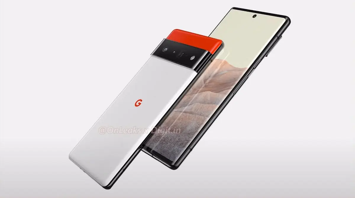 رندر جدید پیکسل 6 پرو گوگل منتشر شد؛ نمایشگر خمیده و دوربین سه گانه