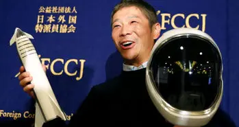 میلیارد ژاپنی از مردم دعوت کرد تا برای نخستین سفر تفریحی به ماه به او ملحق شوند