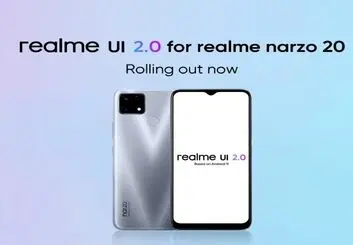 گوشی Realme Narzo 20 اندروید ۱۱ را دریافت کرد