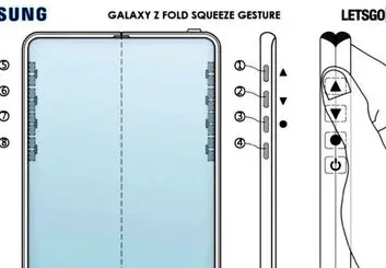 پتنت دستگاه بدون دکمه فیزیکی سامسونگ معروف به ژست فشار Galaxy Z Fold خبرساز شد