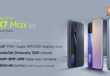 گوشی Realme X7 Max 5G در کشور هند رونمایی شد